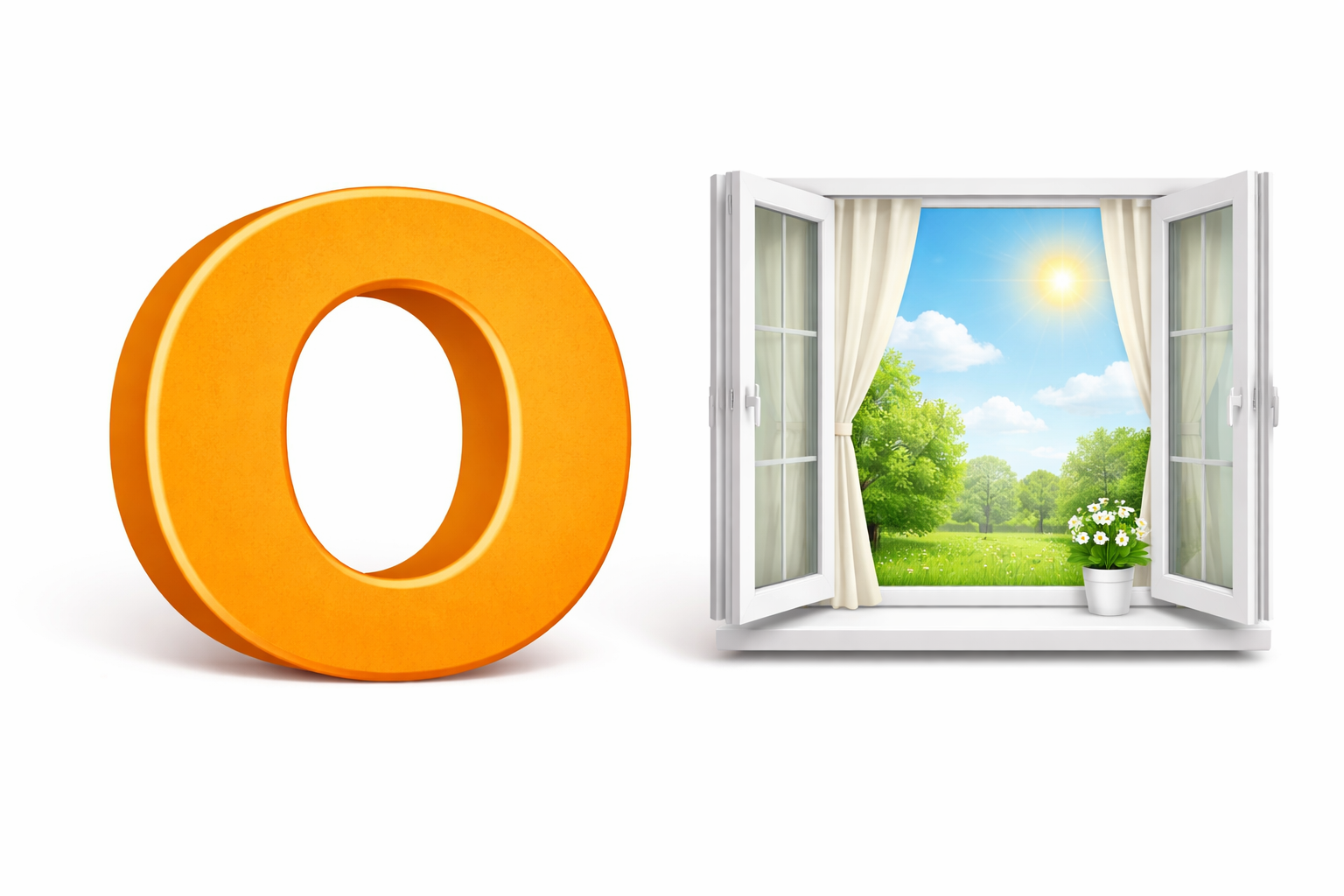 the letter O
