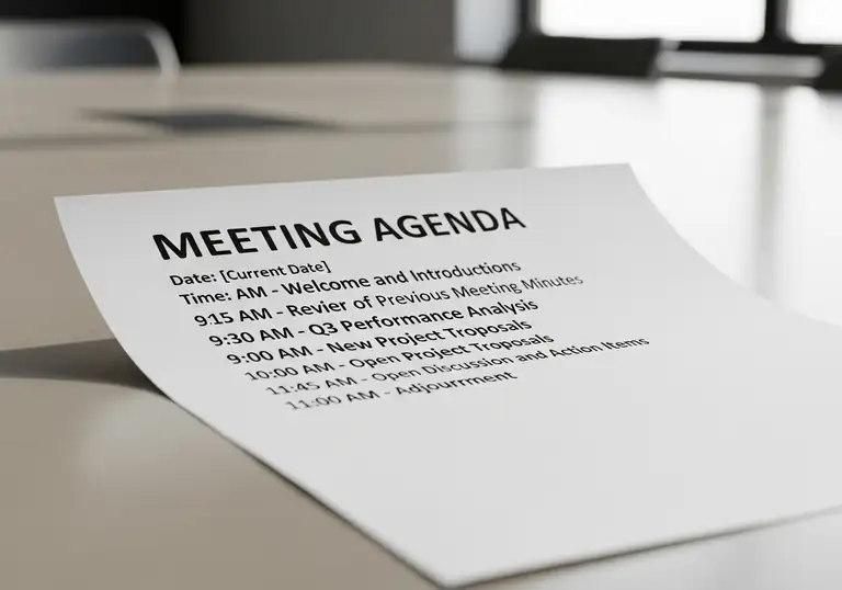 agenda