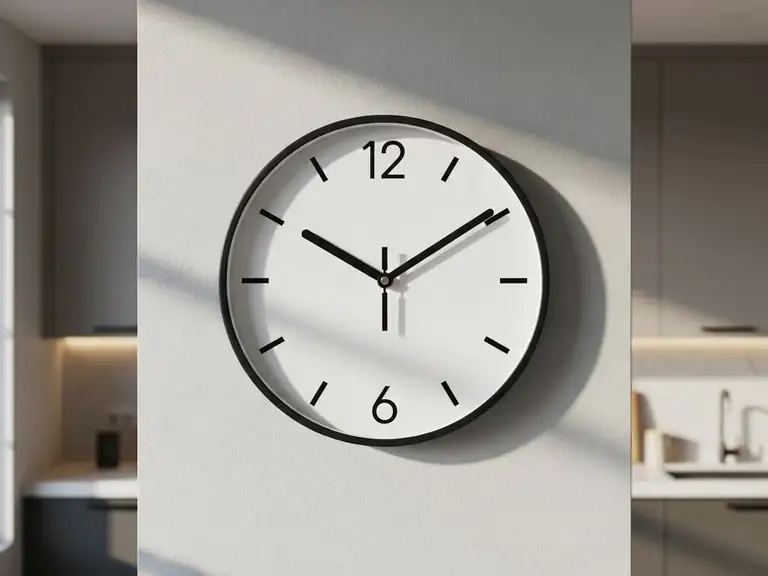 at six o'clock