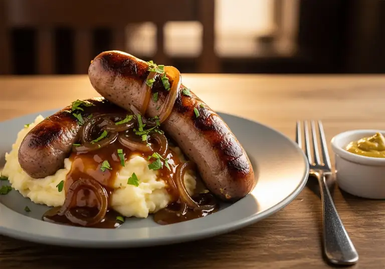 bangers and mash
