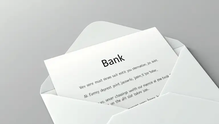 bank letter