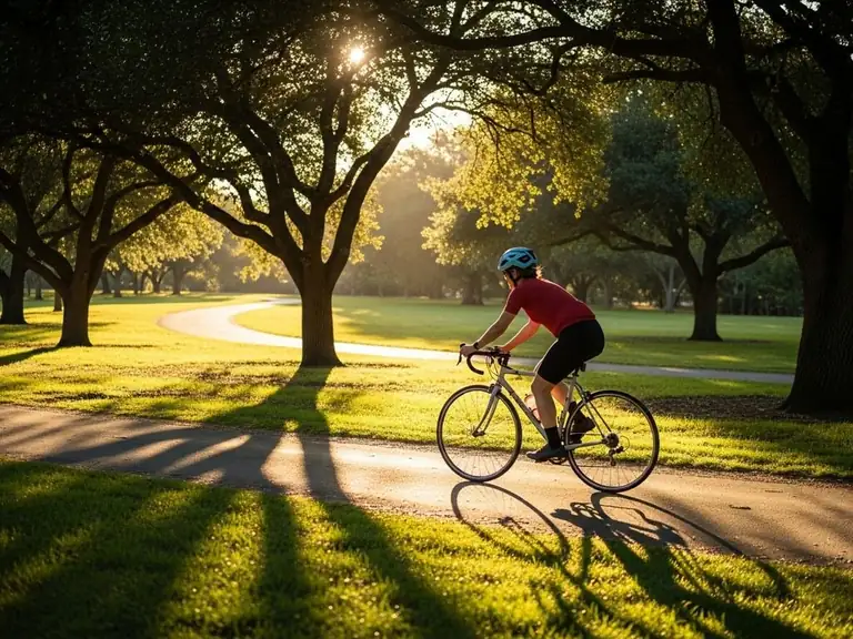 biking