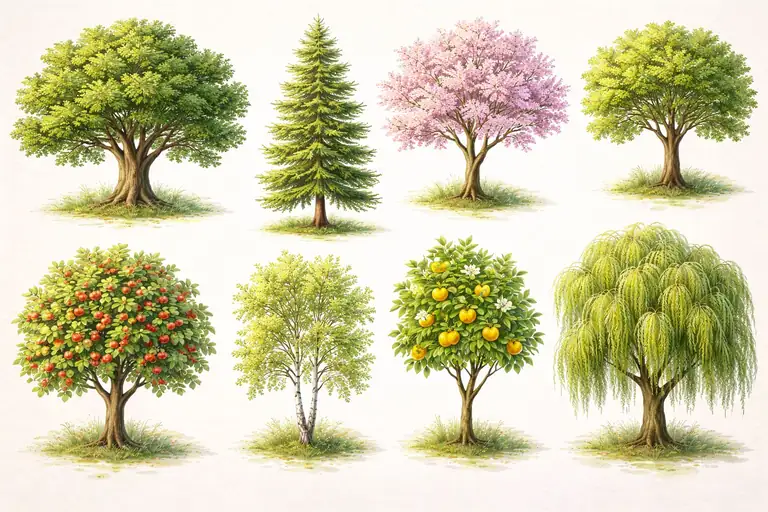 Trees на английском