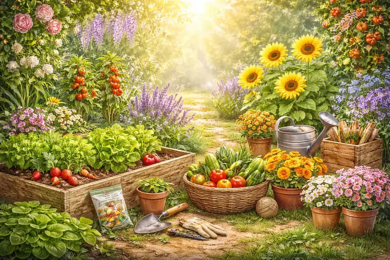 Garden Plants на английском