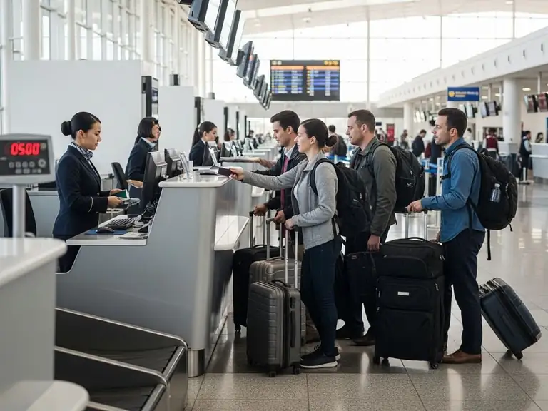check-in counter