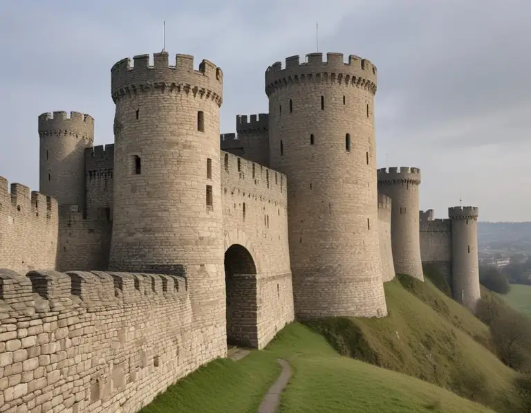 city walls