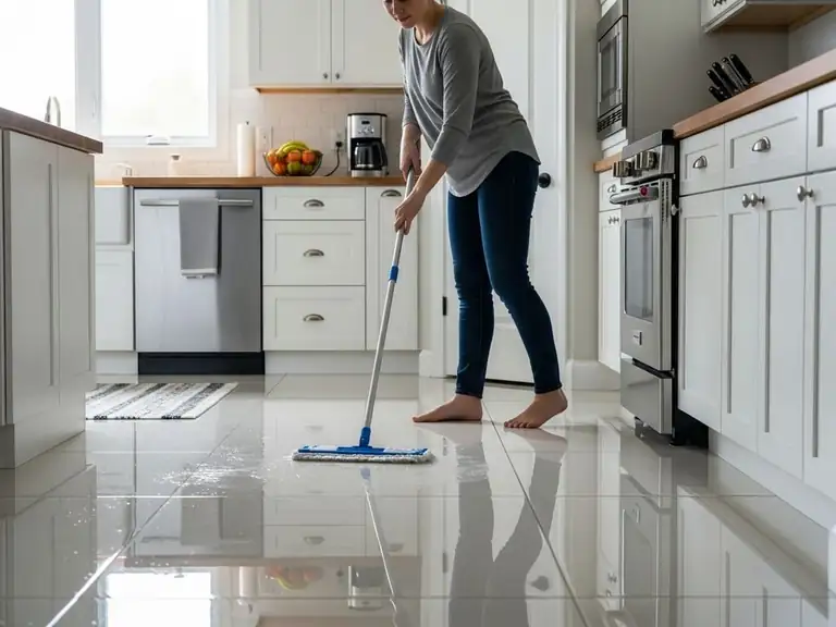 clean the floor