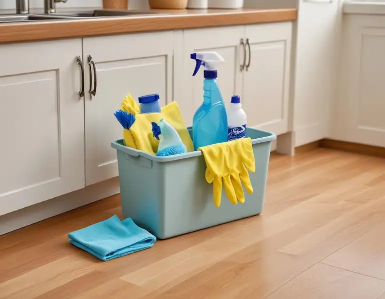 cleaning routine