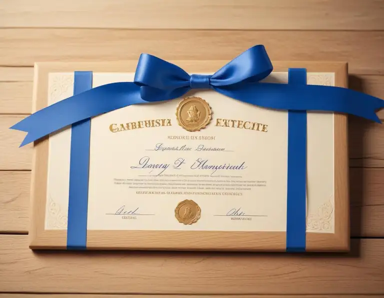 completion certificate