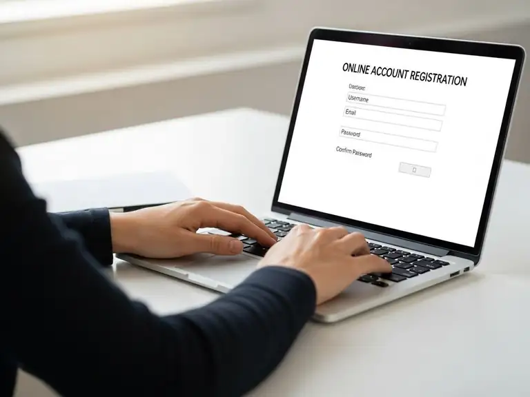 create an account