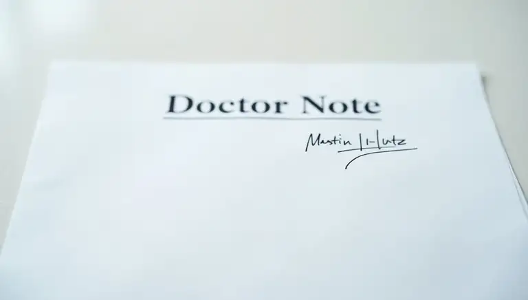 doctor note