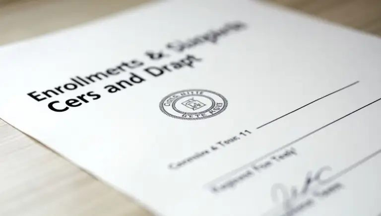 enrollment certificate
