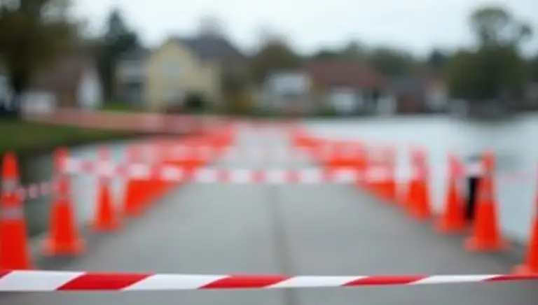 evacuation zone