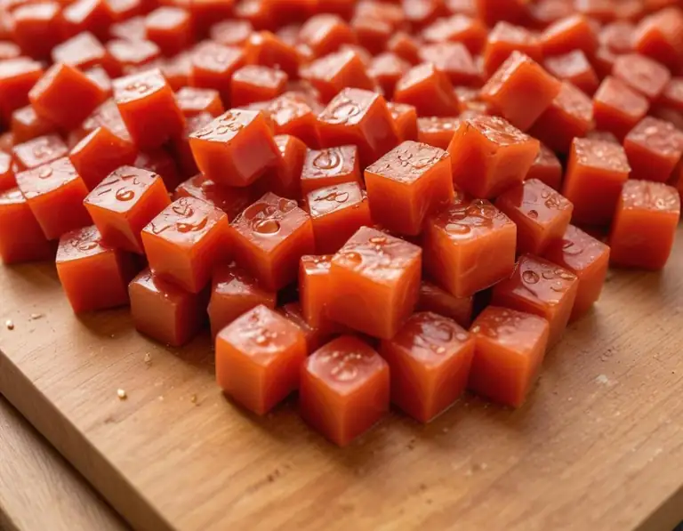 finely diced