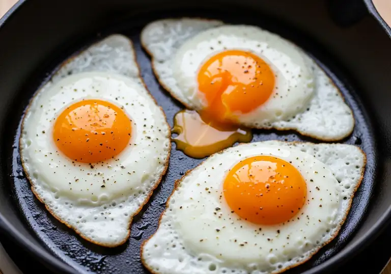 fried eggs