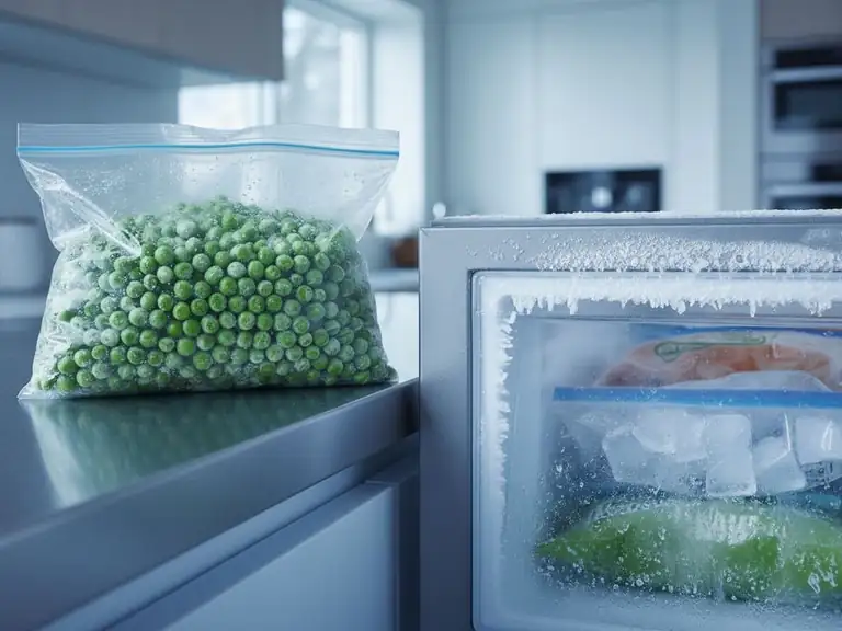 frozen peas