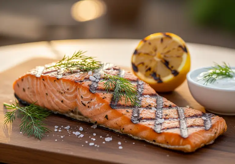 grilled salmon