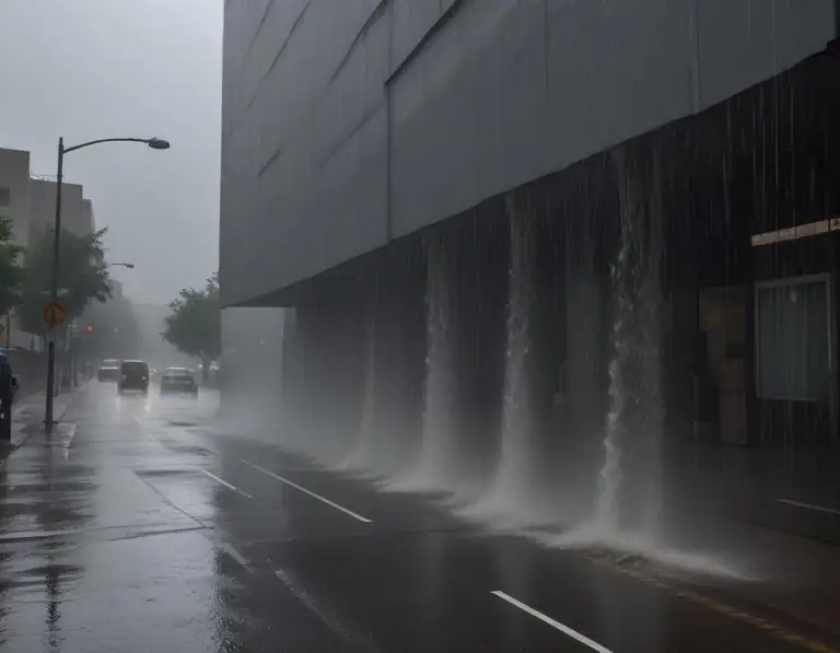 heavy rain
