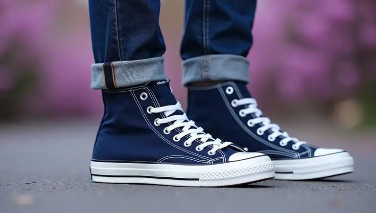 high-top sneakers