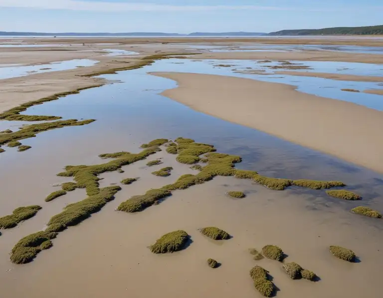 low tide
