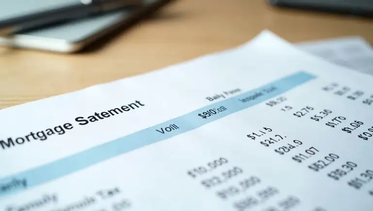 mortgage statement