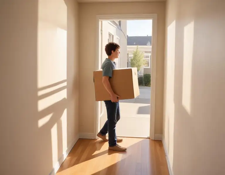 move out