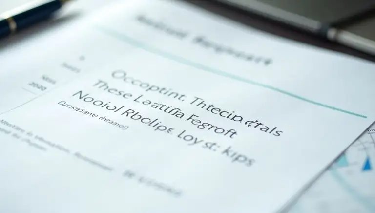 occupational health report