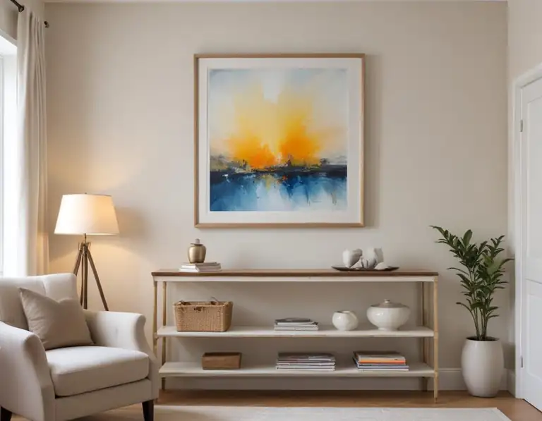 on the wall
