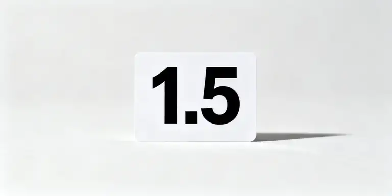 one point five
