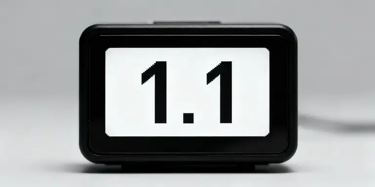 one point one