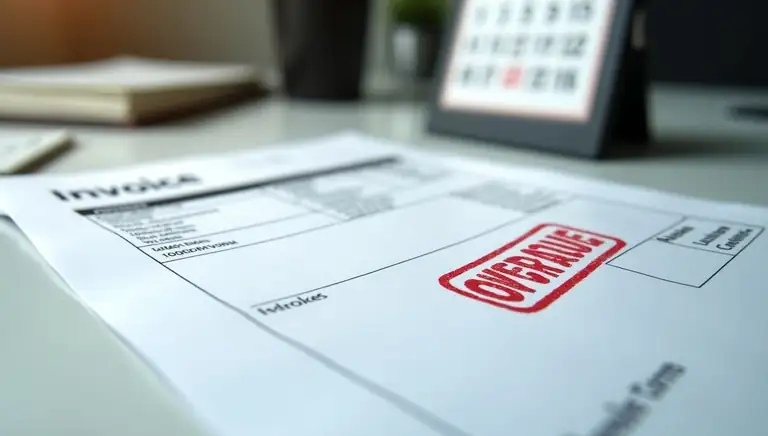 overdue invoice