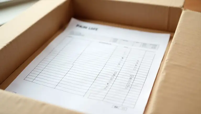 packing slip
