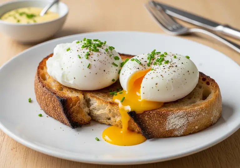 poached eggs