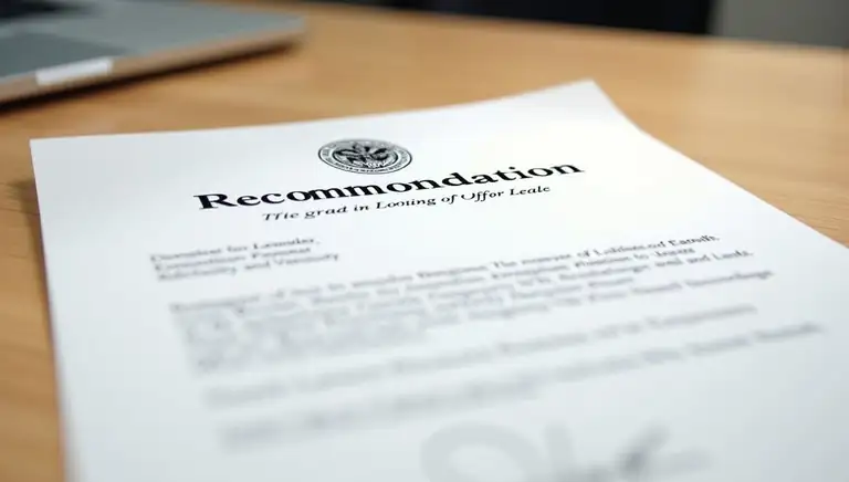 recommendation letter