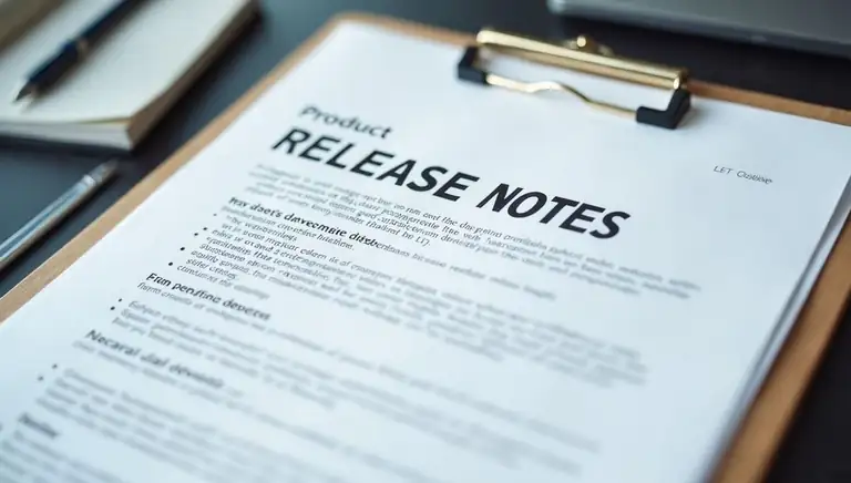 release notes