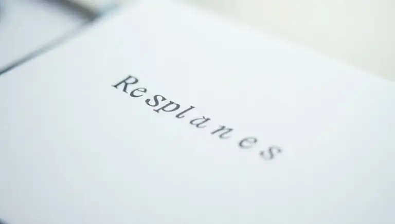 response template