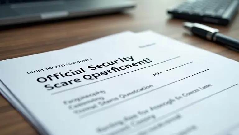 security questionnaire