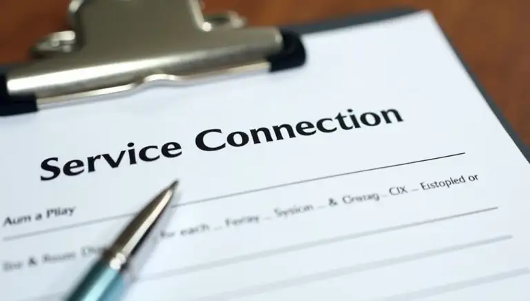 service connection form
