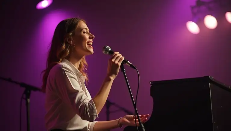 singing