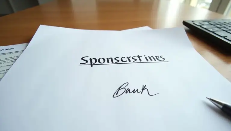 sponsor letter