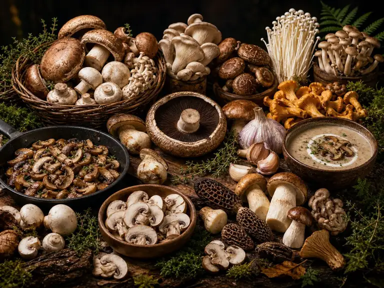 mushrooms на английском