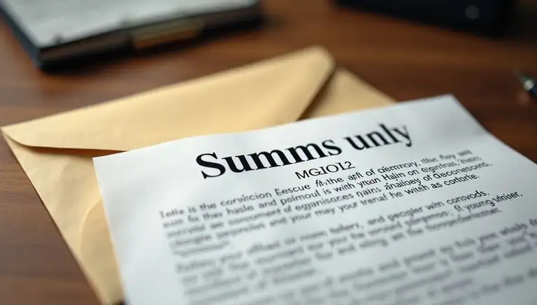 summons