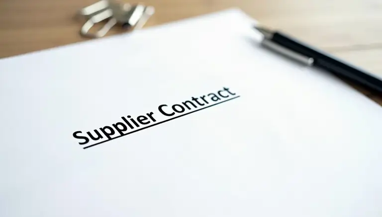 supplier agreement