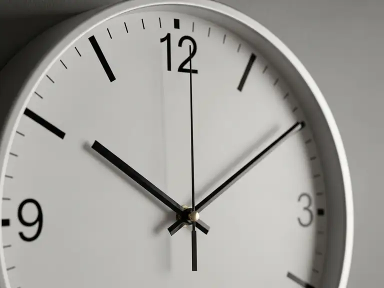 three o'clock