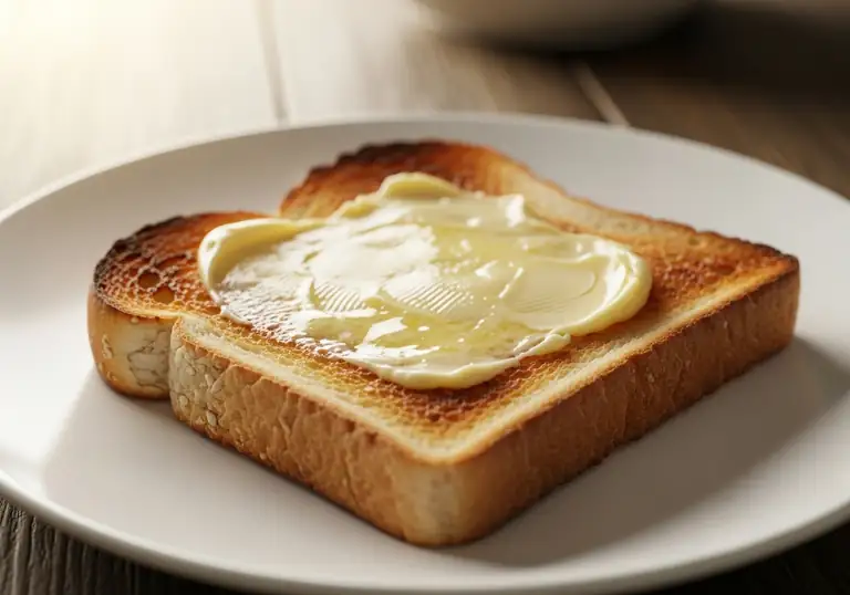 toast with butter