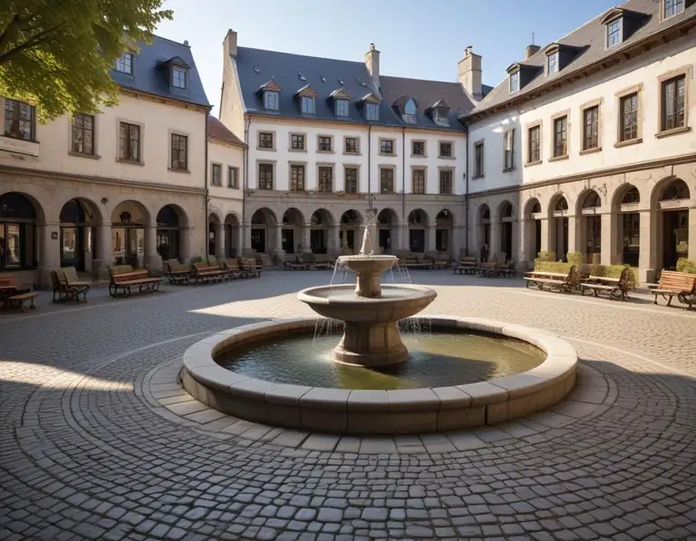 town square