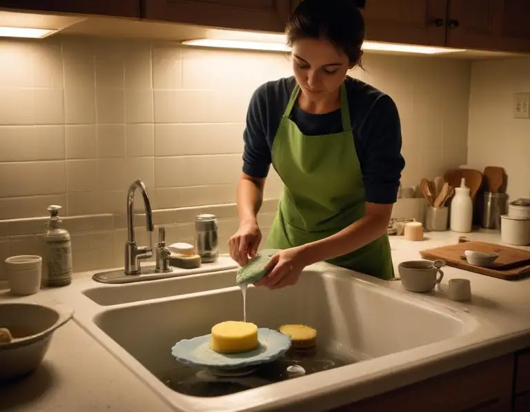 wash dishes