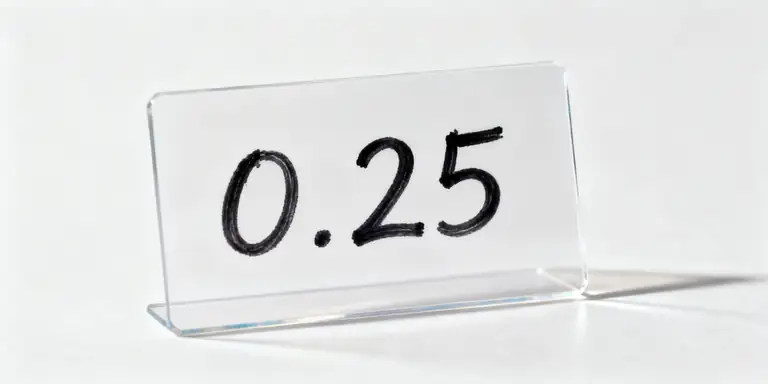 zero point two five