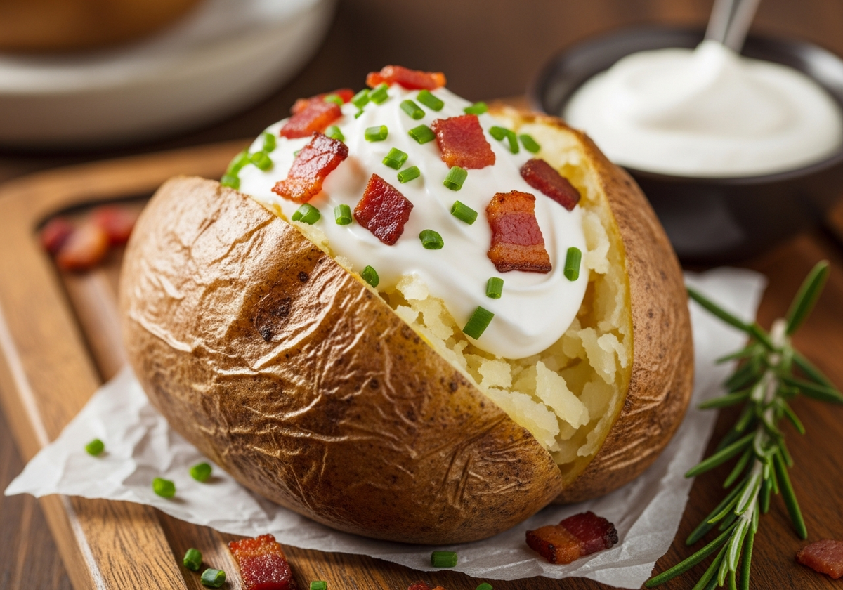печёный картофель