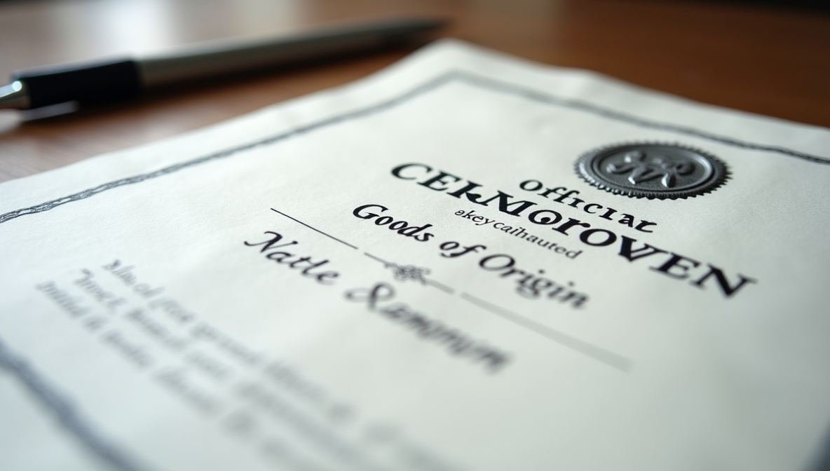 certificate of origin